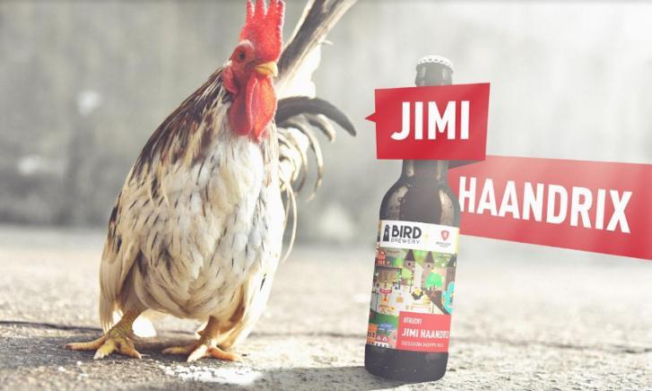 Jimi Haandrix van Bird Brewery en Rock City Brewing